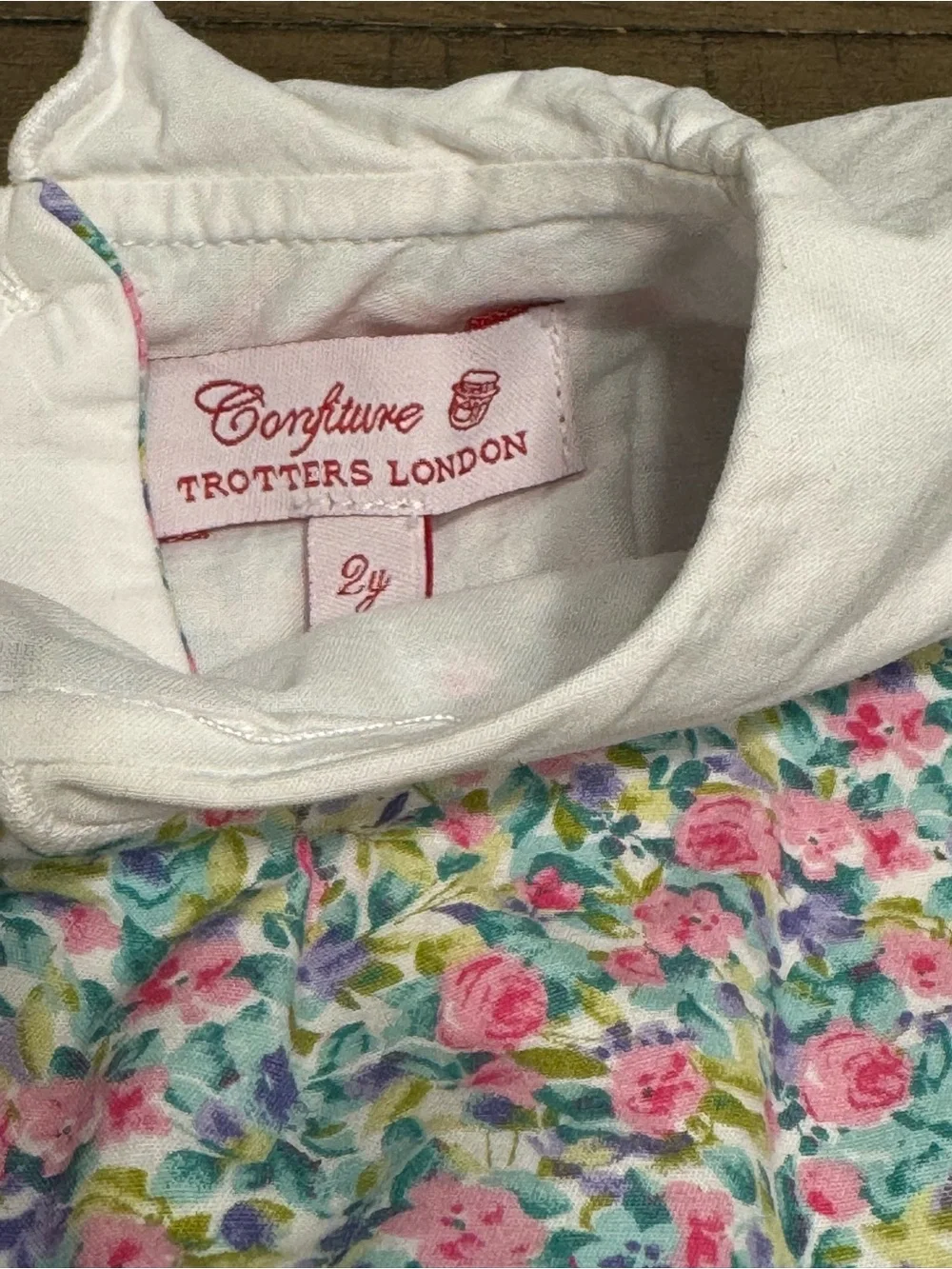Confiture Trotters London Floral Duck Dress| 2Y